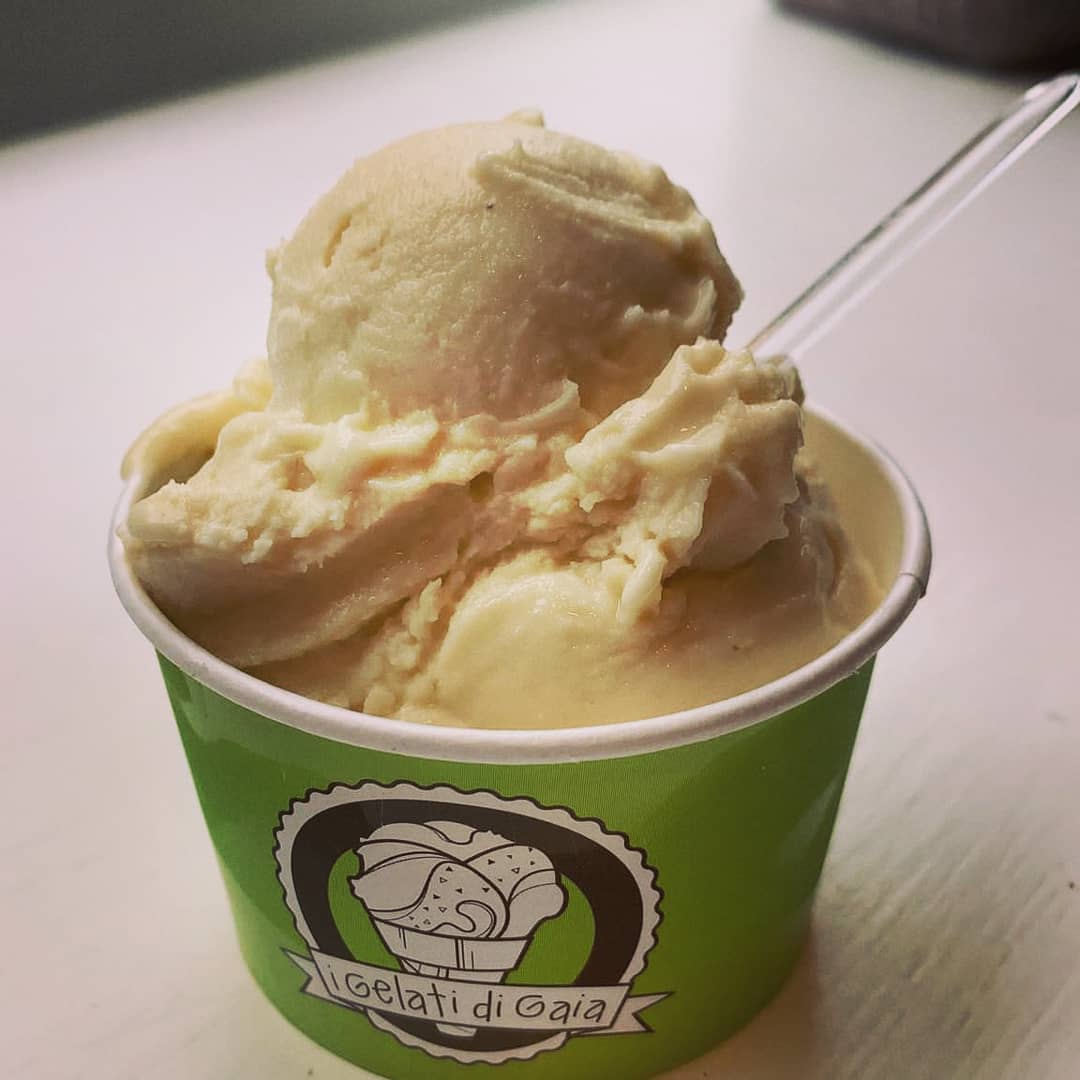Gelato kefir, arancia, zenzero e cardamomo